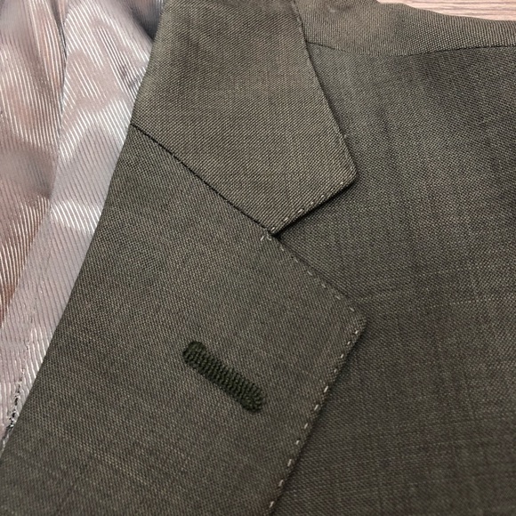 Hart Schaffner Marx Olive Green Blazer 43R - Picture 6 of 6